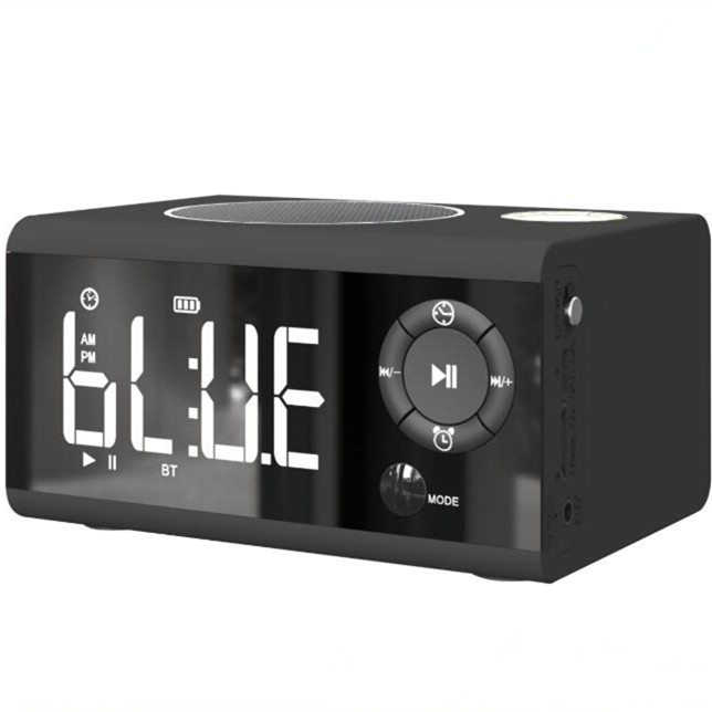 [YH30N ] Clock BT Speaker with Mirror LCD Display