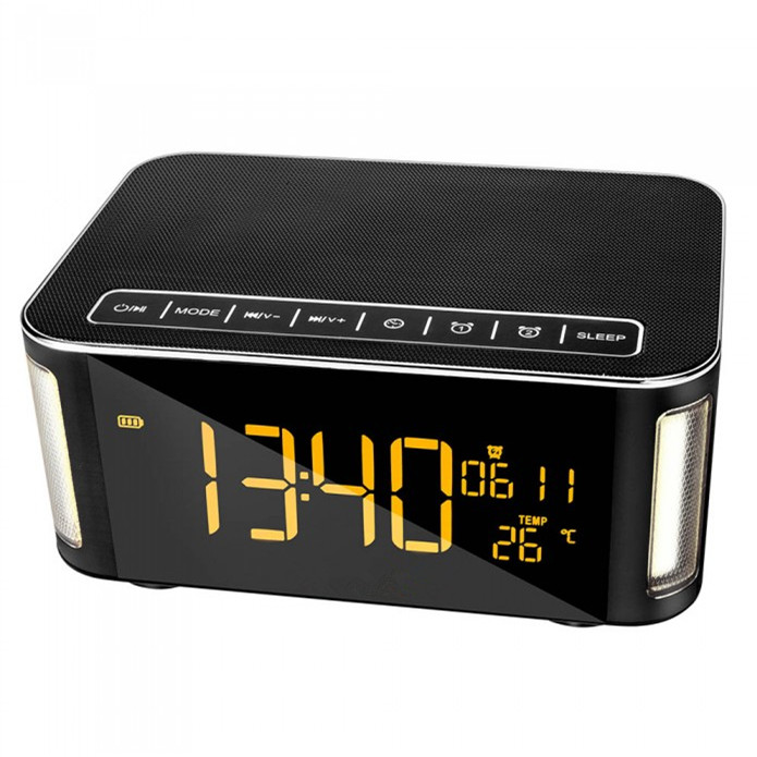 [YH68] Clock BT Speaker with Touch LED light