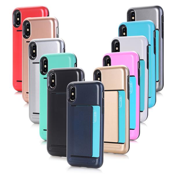 Custom Waterproof Shockproof Original Cell Phone Unlocked Accessories Colorful TPU PC Mobile Shell For iPhone X Cover Case