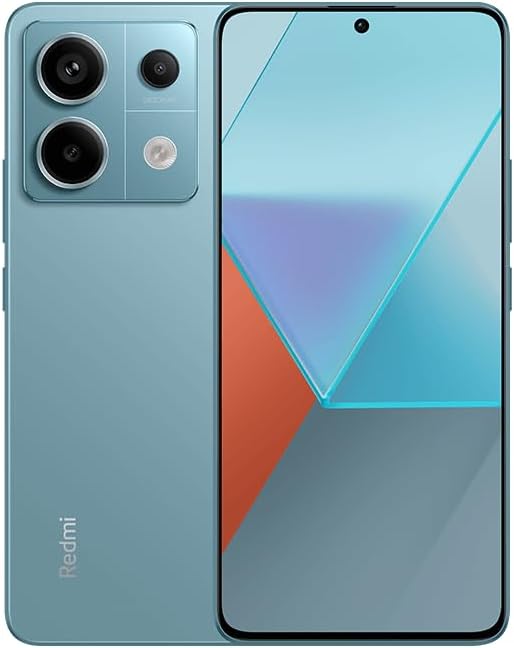 Xiaomi Redmi Note 13 PRO 5G + 4G LTE (256GB + 8GB) 6.67" 200MP Triple (Tmobile Mint Tello & Global) Global Bands Unlocked + (Fast Car Dual Charger Bundle) (Ocean Teal (Global ROM))